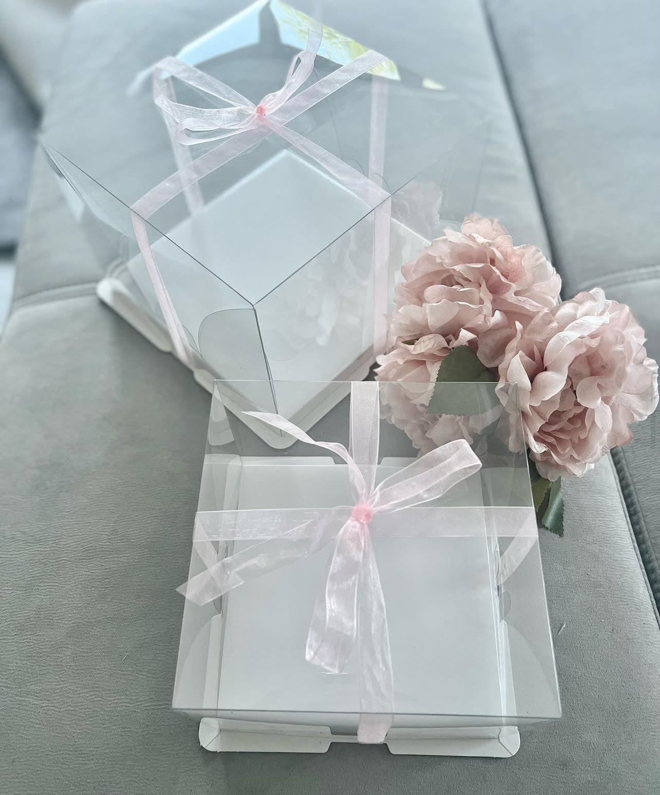 Clear PVC Display Gift Box - 10x10x7”