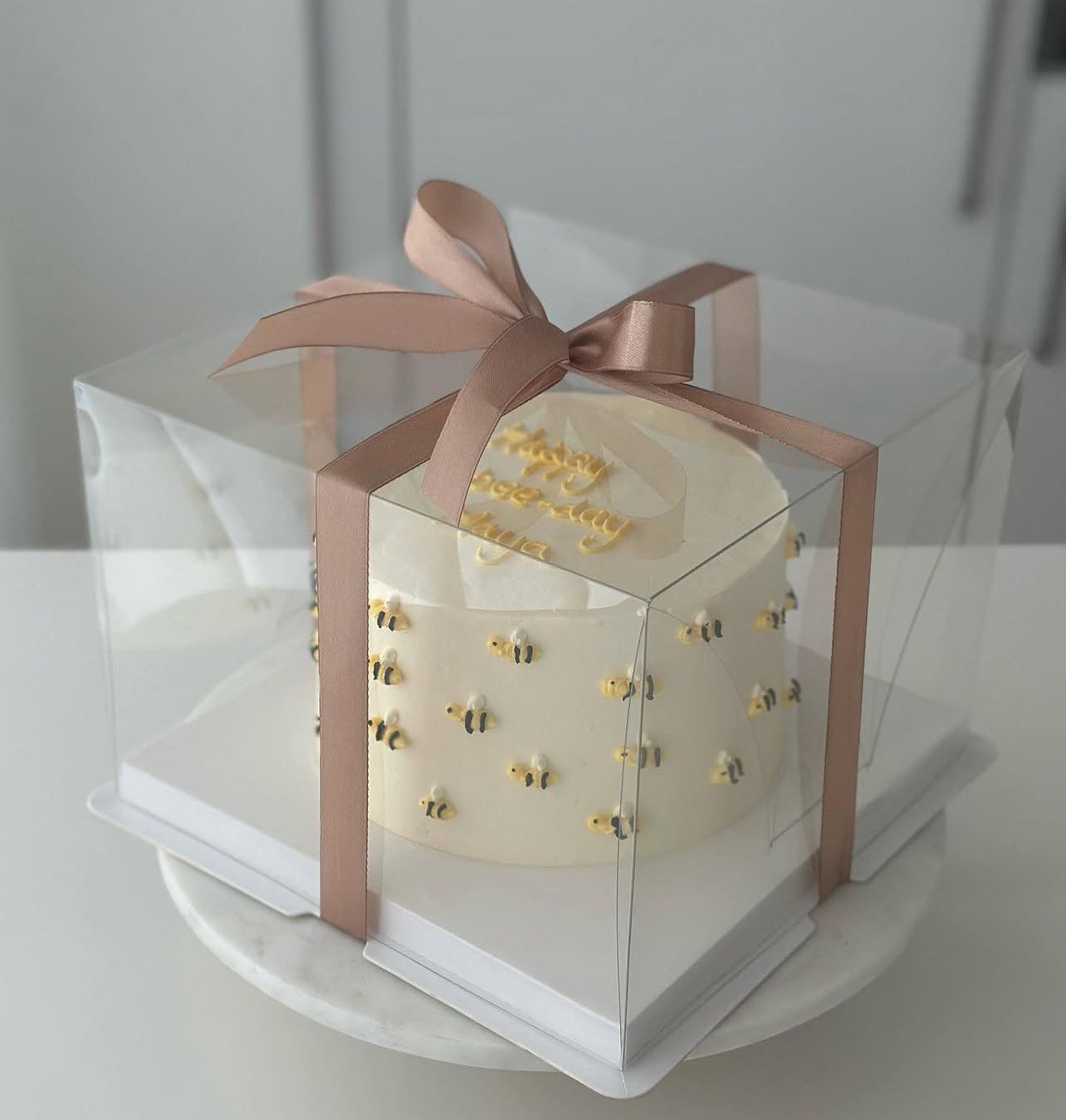 Clear PVC Display Gift Box - 10x10x7”