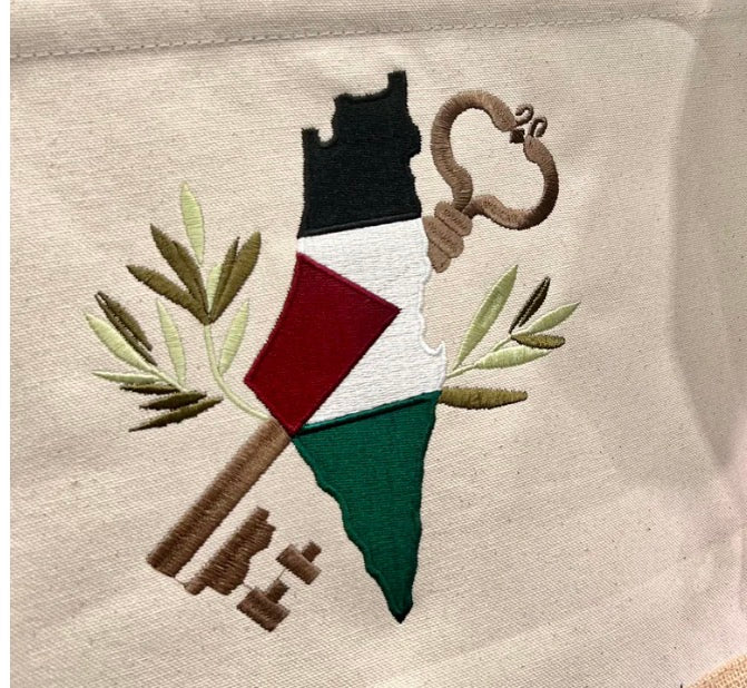 Embroidered Palestine Hoodie 🔑