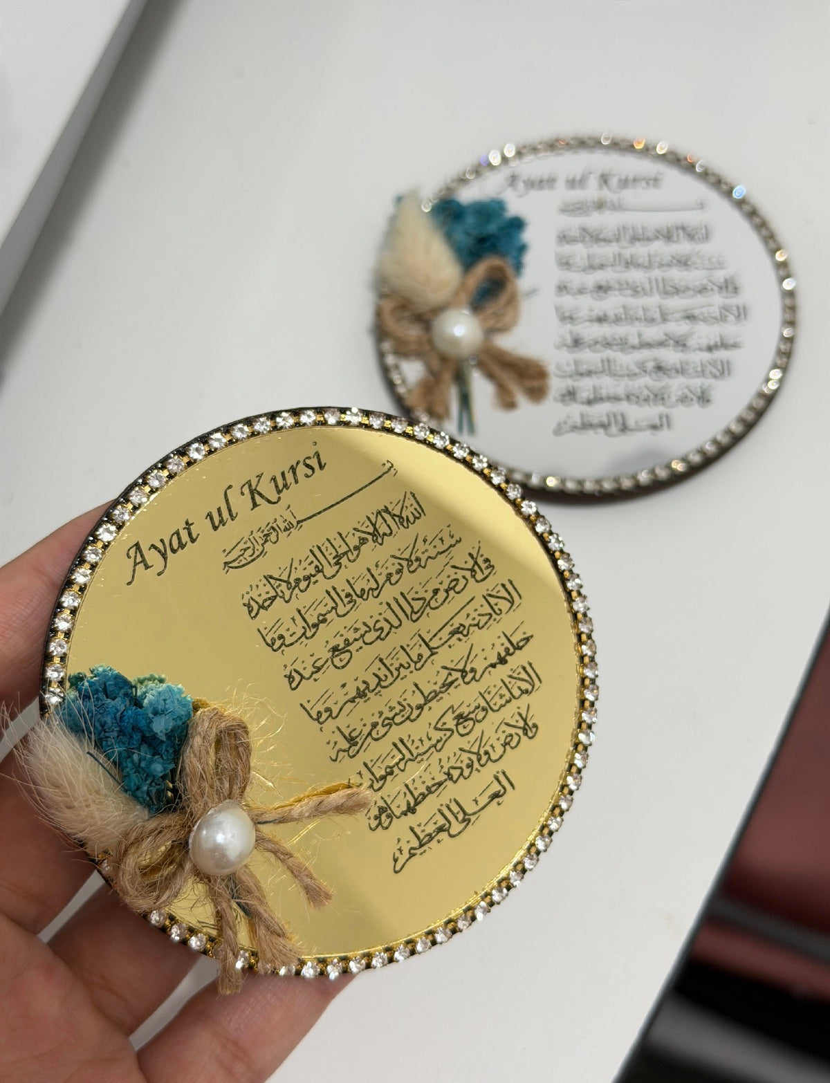 Embroidered Padded Prayermats - Free Ayatul Kursi Magnet