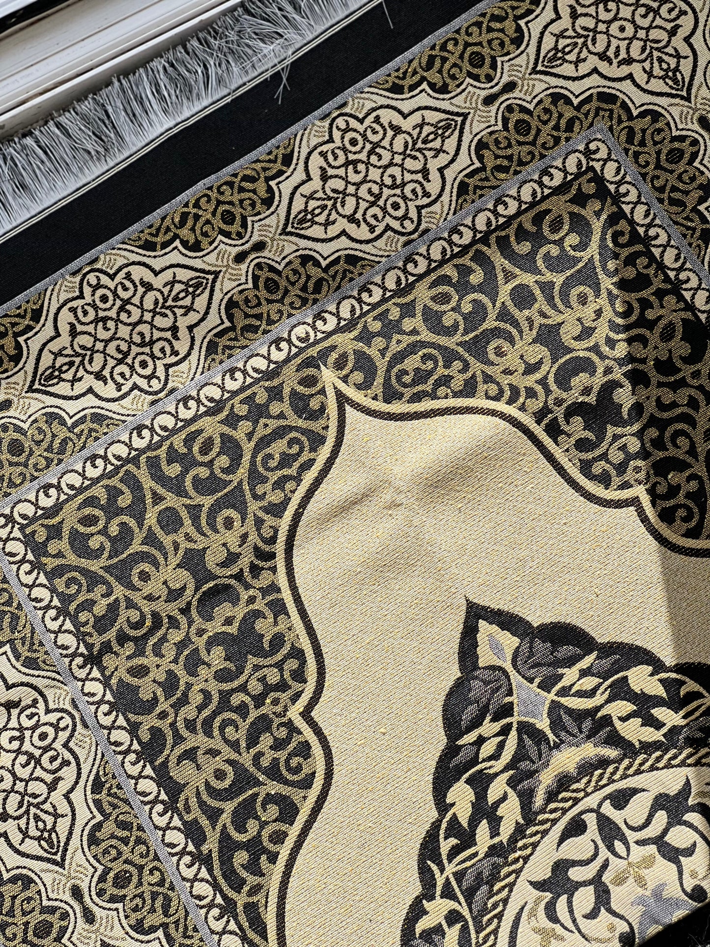 Embroidered Prayermat, Quran Cover in Personalised Gift Box