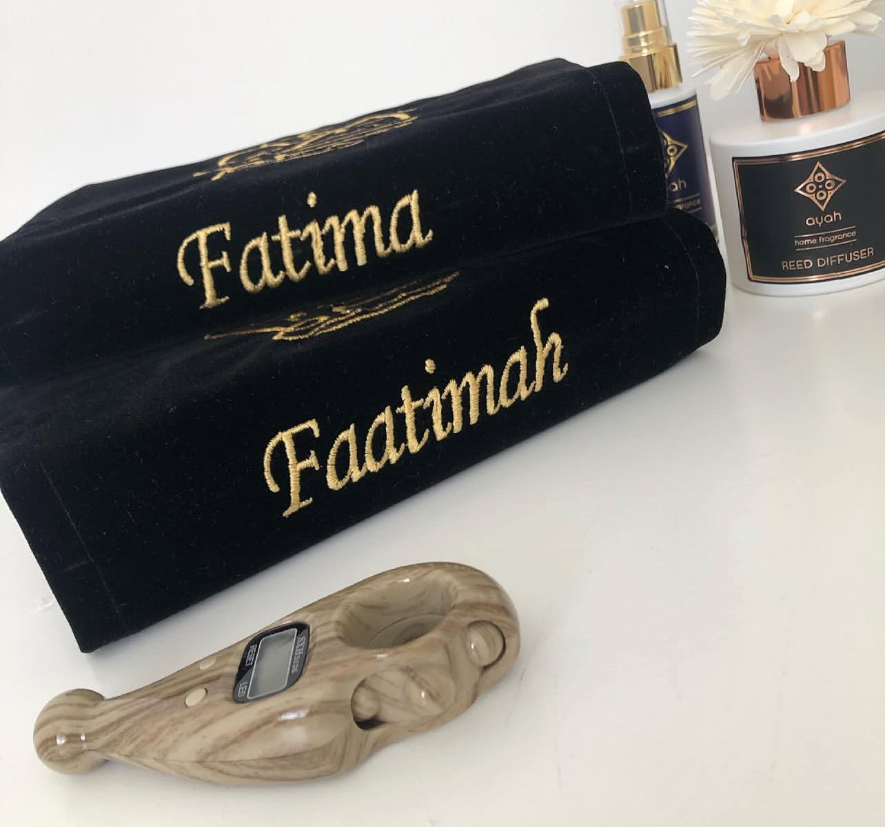 Personalised Embroidered Quran cover with or without Quran