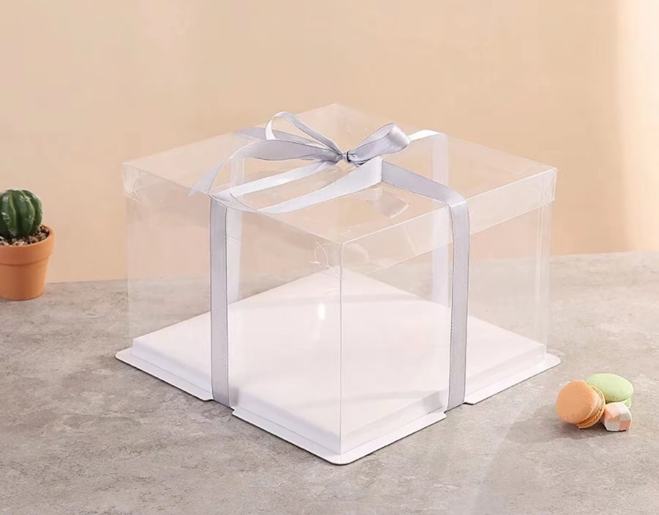 Clear PVC Display Gift Box - 10x10x7”
