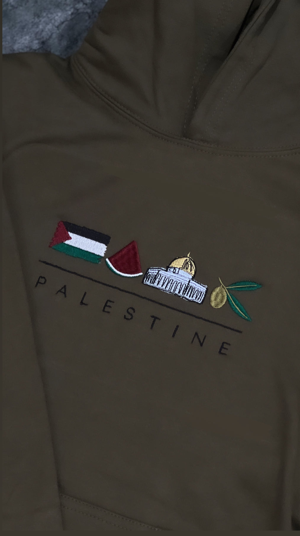 Embroidered Children’s Palestine Hoodies