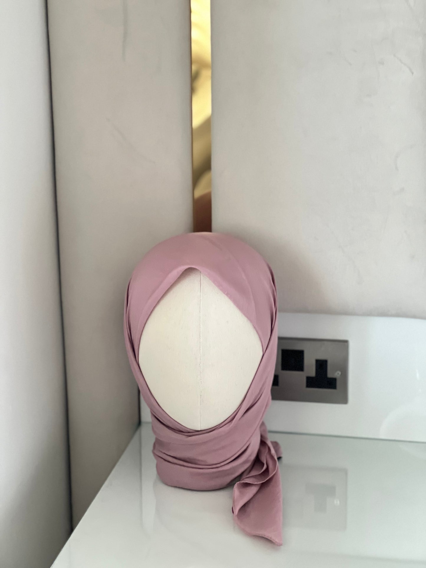 Soft Touch Plain Square Hijab