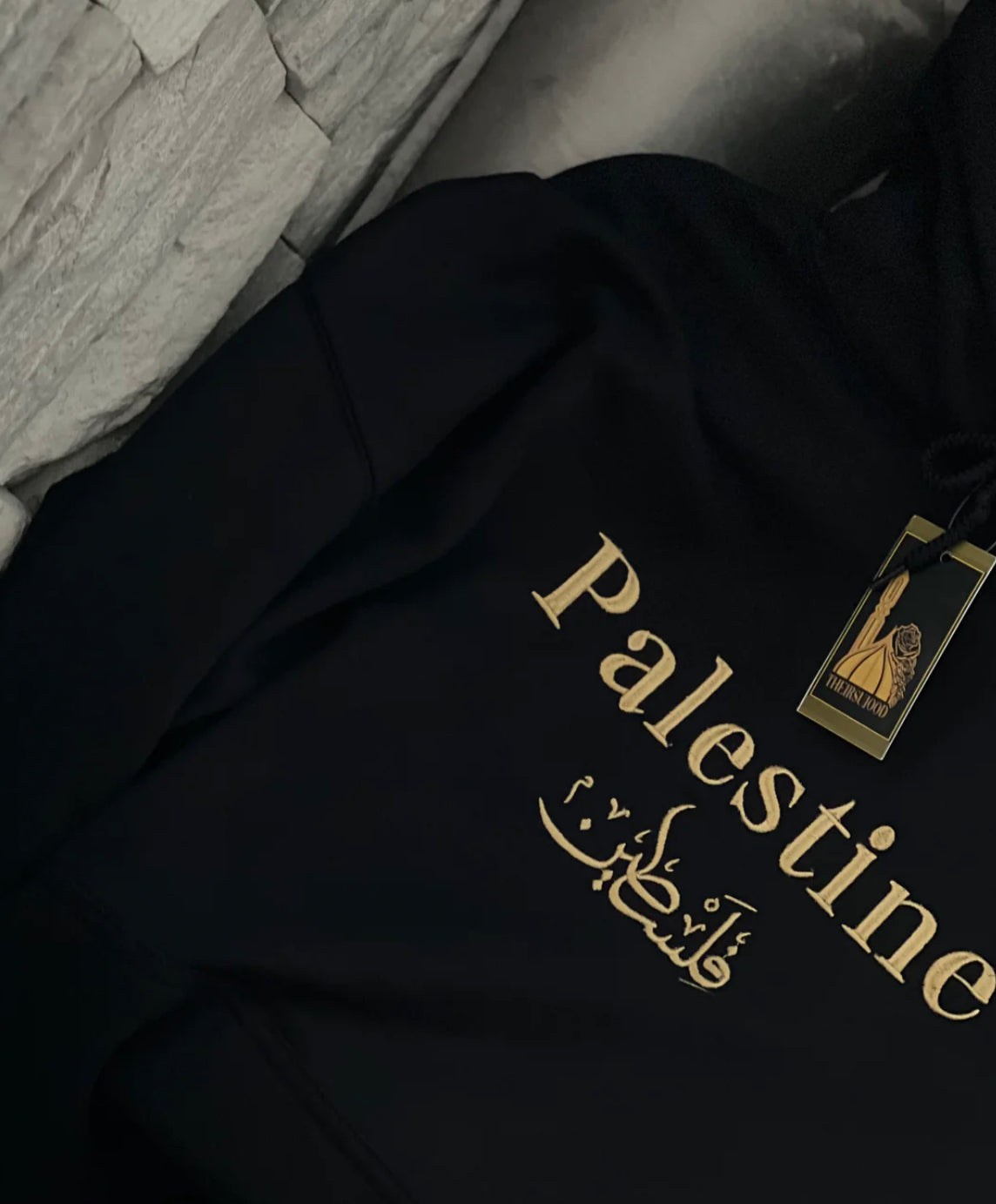 Embroidered Palestine Hoodie