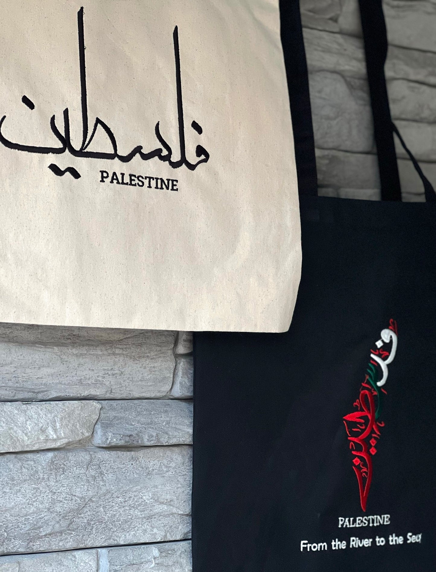 Embroidered Tote Bag