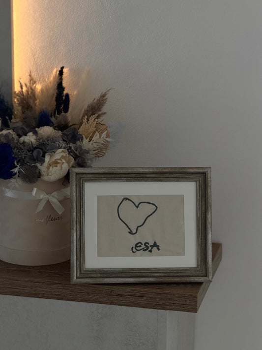 Handwritten Embroidered Frames