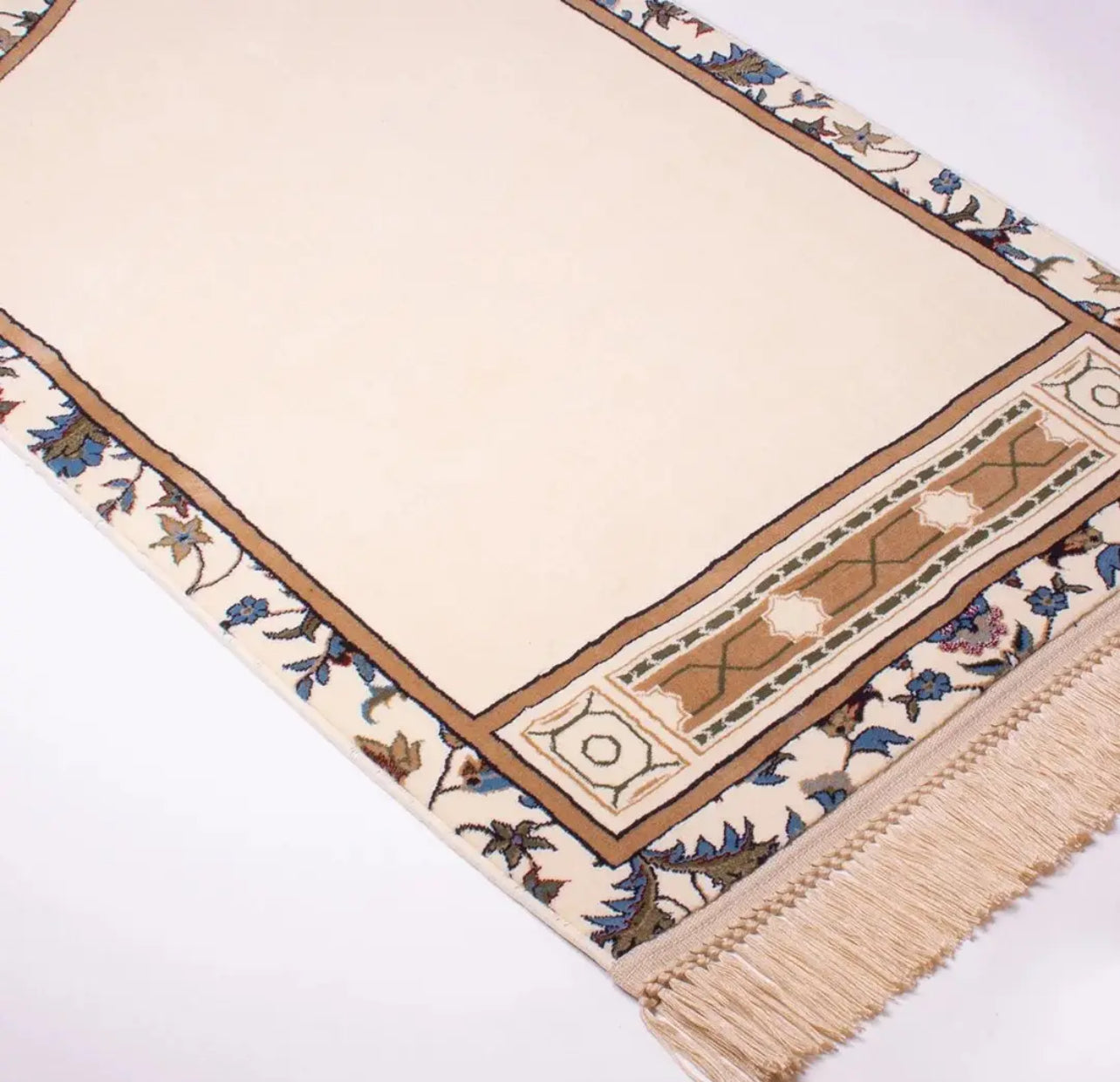 Prayermat - Cream Simple Madinah Rawdah