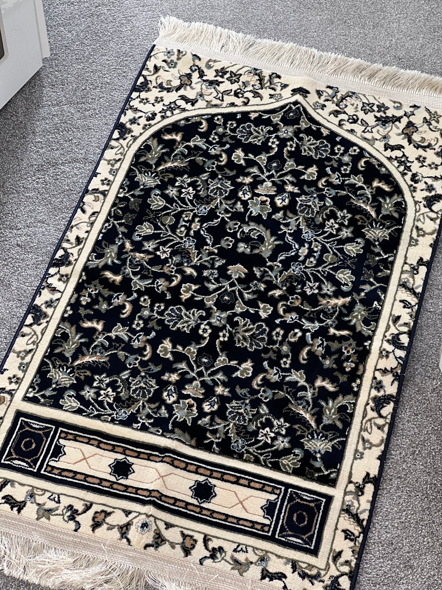 Prayermat - Navy Blue Madinah Rawdah