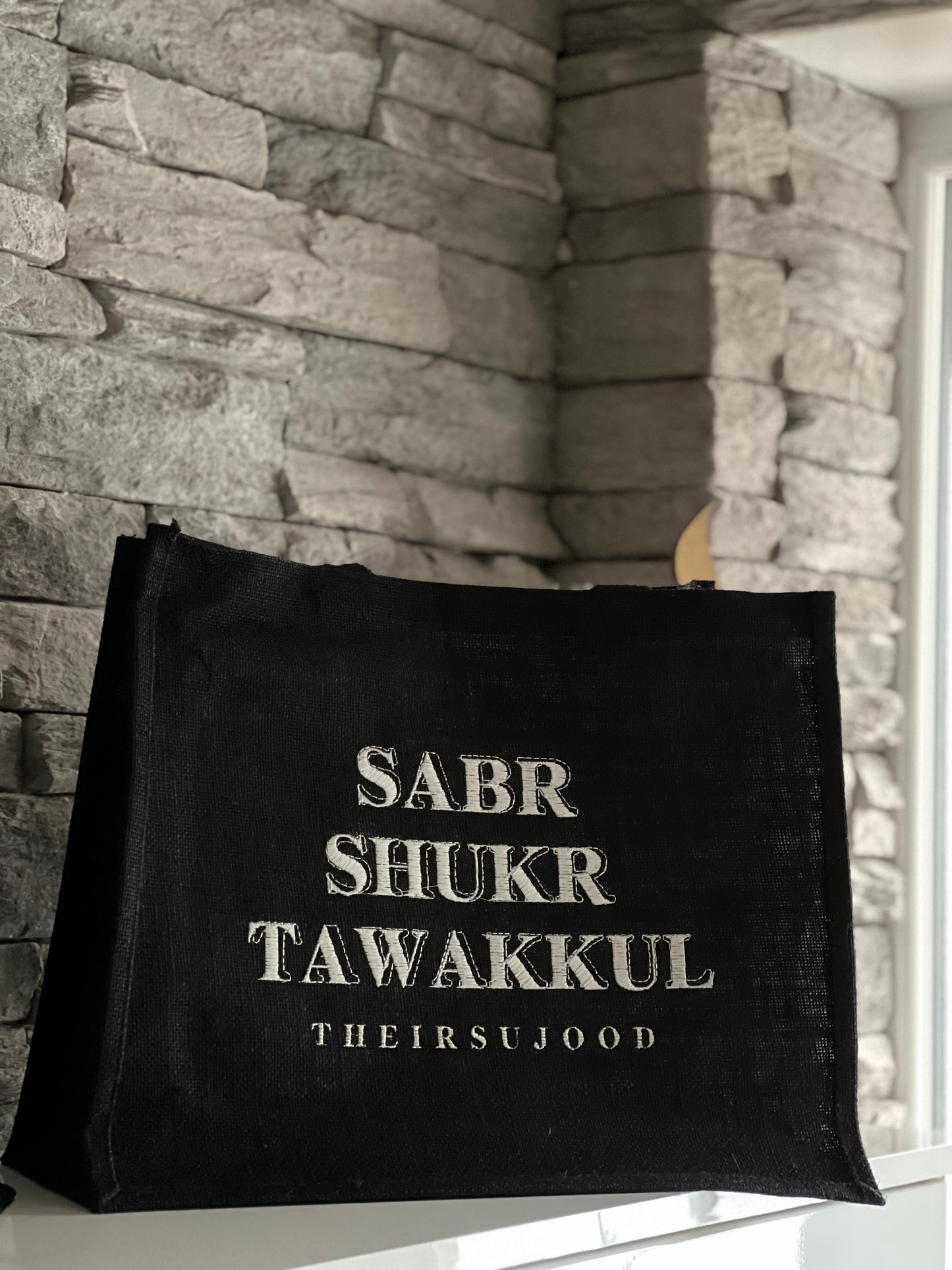 Sabr, Shukr, Tawakkul Jute Bag