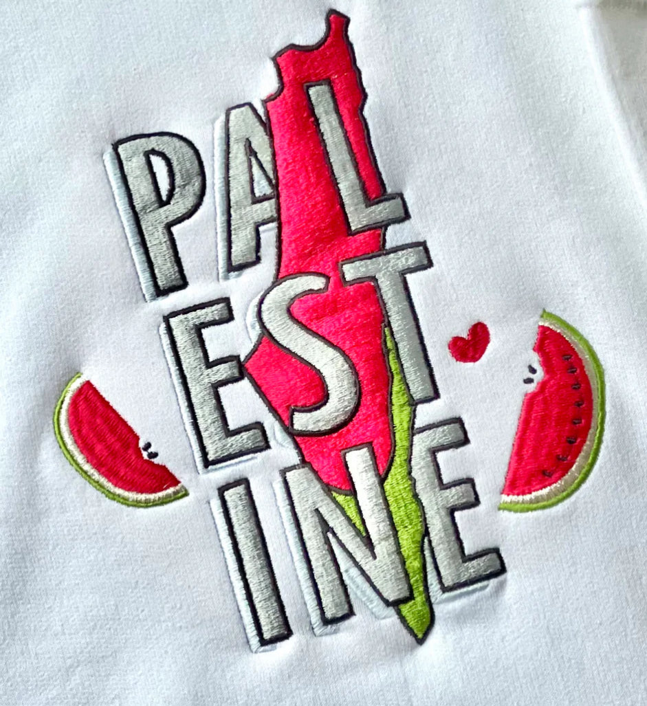 Embroidered ADULT Palestine T-Shirts