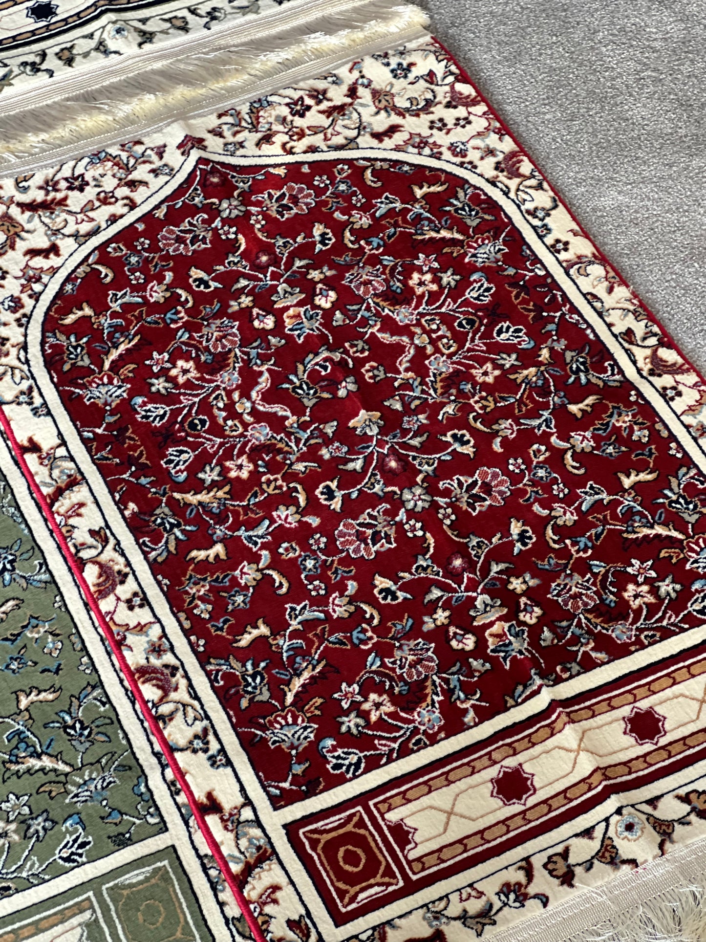 Prayermat - Red Madinah Rawdah