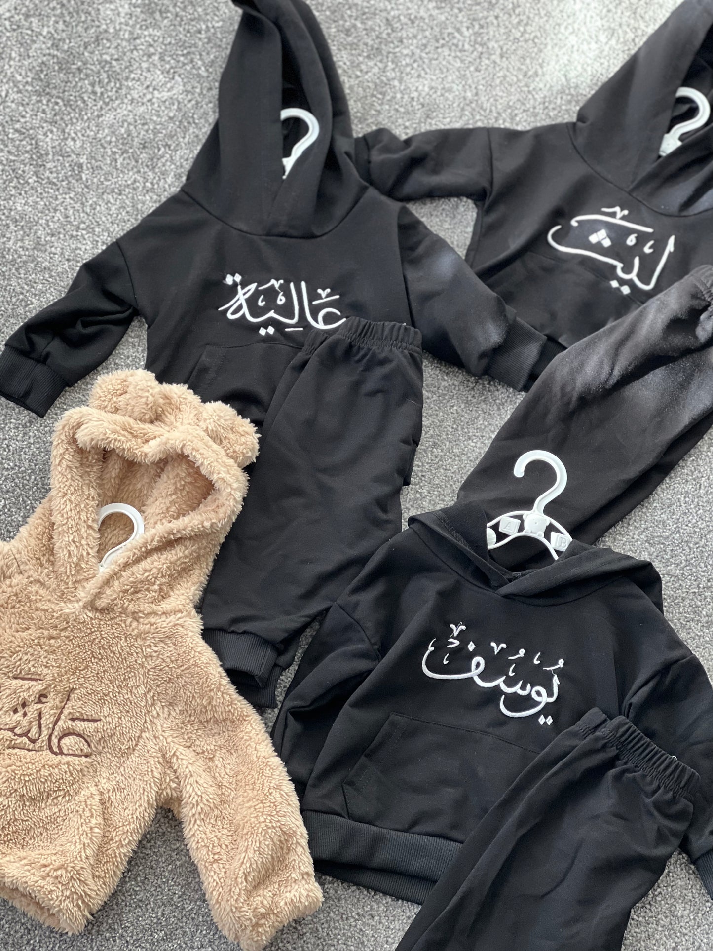 Black Children's Jogger Set