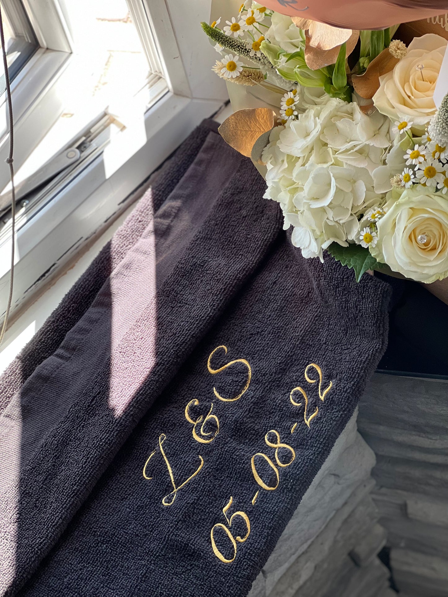 Embroidered Wudu Towel